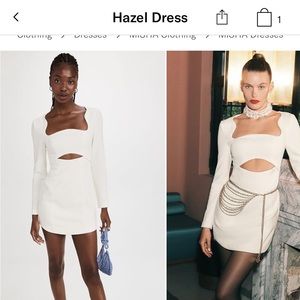 Misha Hazel Dress in White